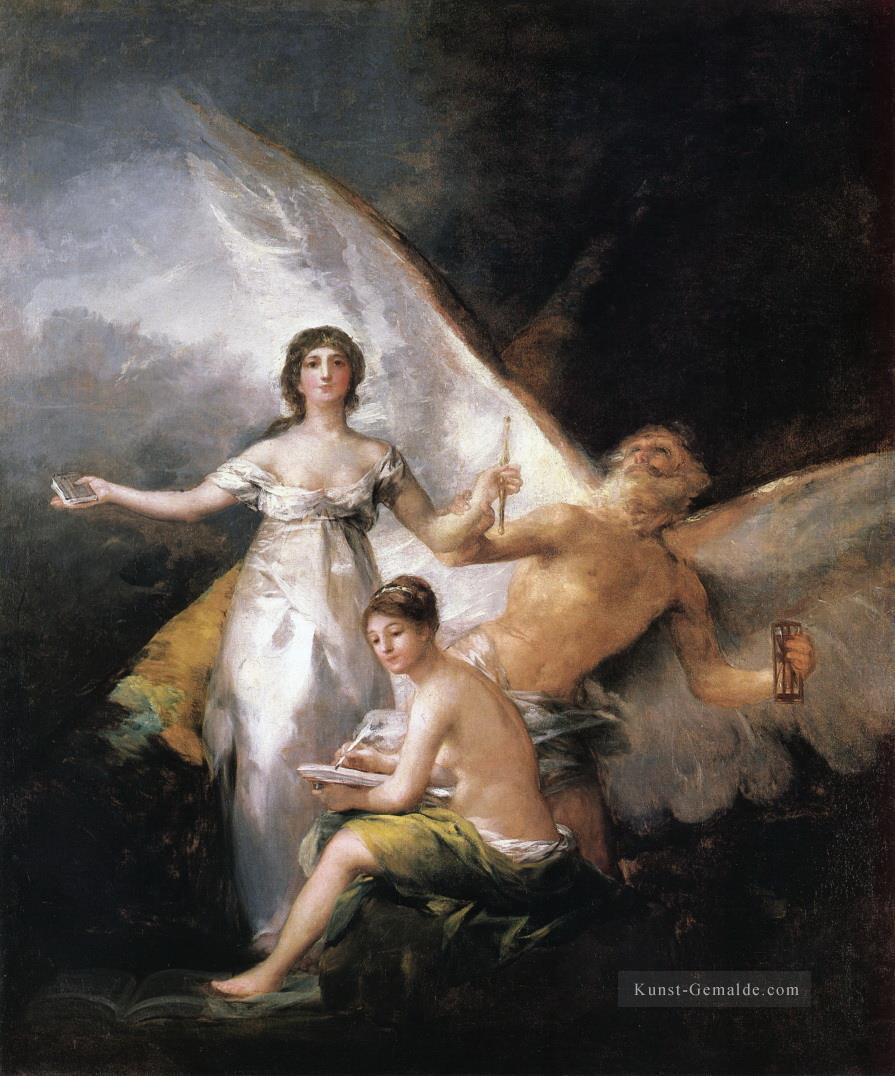 Wahrheit gerettet von Zeit Francisco de Goya Ölgemälde